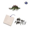 SES Creative 25094 2 in 1 Dinosaur and Skeleton Dig-Stegosaurus,