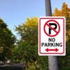 No Parking Signs Outdoor Driveway Metal 25 x 18cm No