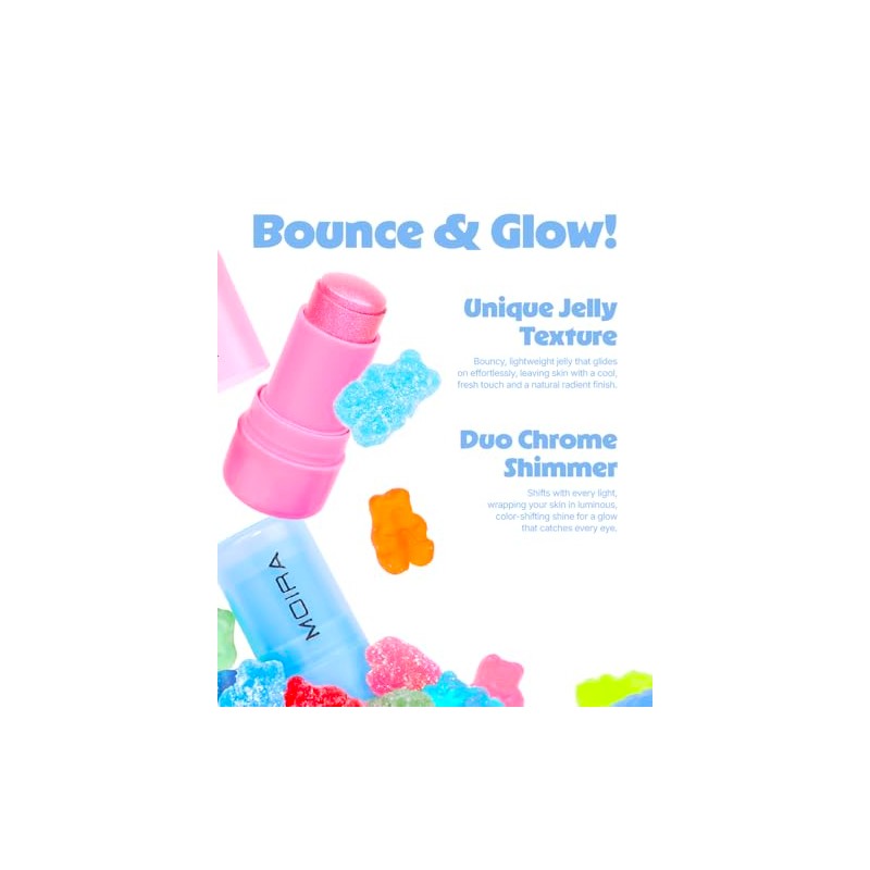 Moira Iluminador Icy Glow Jelly Stick (001, Candy Cloud)