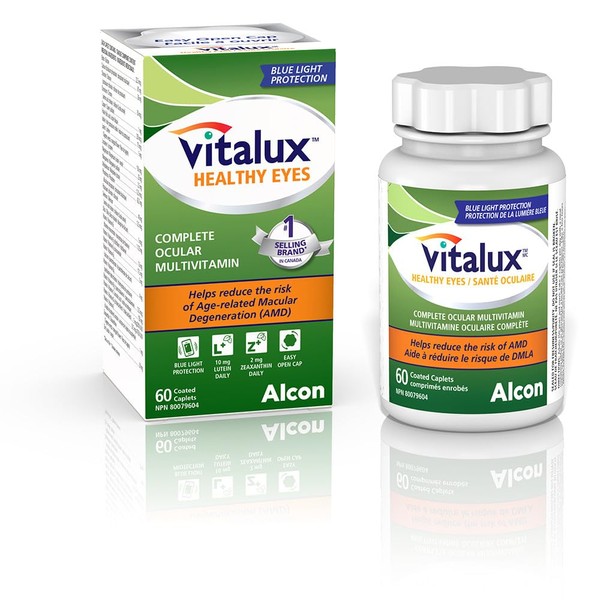 Vitalux Vitalux Healthy Eye Ocular Vitamins, 60 Count