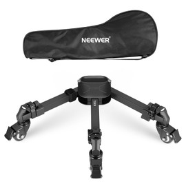 NEEWER Photography Tripod Dolly, Quick Lock Release Camera Dolly with 2" Rubber Wheels, Telescopic Legs, Handle & Bag, 33lb Heavy Duty for DSLR Cameras Camcorder Photo Video Recording, TS009