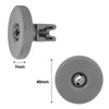 SPARES2GO Lower Runner Basket Wheels for Lamona Dishwasher (Pack of