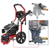 Biswing Pressure Washer Pump, 7/8" Shaft Vertical Plunger, 3400 PSI