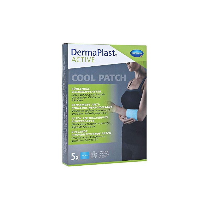 DERMAPLAST Active Cool Patch 10 x 14 cm Pack of