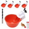 FISH DRAGATE 5 pcs automatic chicken water dispenser,pipette,with 1 hole