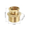 PATIKIL Air Compressor Tank Drain Valve, 2 Pack G 3/8"