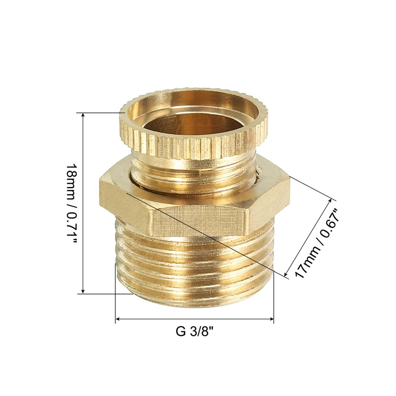 PATIKIL Air Compressor Tank Drain Valve, 2 Pack G 3/8"