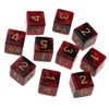 Yourandoll 20 Pieces Polyhedral Dice D6 Dice 16 mm Acrylic