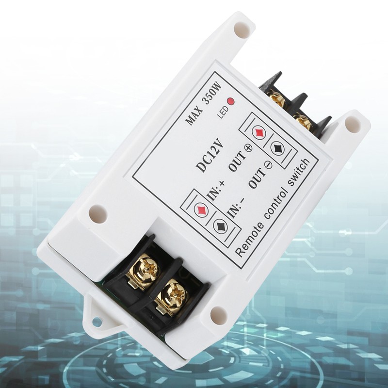 DC 12V Remote Control Switch Wireless Transmitter Receiver Controlling Electromagnetic