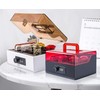 heizi Stamp Case, Seal Case, with Key, Dial Lock, Rubber