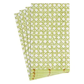Caspari Trellis Paper Guest Towel Napkins - Two Packs of 15