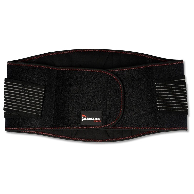 Gladiator Sports Back Brace with Rods - Back Support -