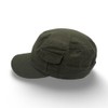 Infinite Hats Washed Cotton Military Caps Cadet Army Caps (Olive