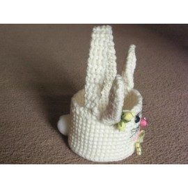 My own Design Easter Bunny Basket crochet PATTERN INSTRUCTIONS
