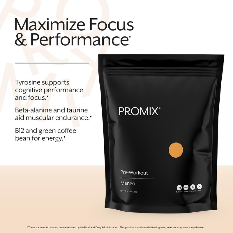 ProMix Nutrition Pre-Workout - Maximize Focus and Performance - Free