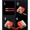 4 Port Electrical Lever Nuts | for AWG 24-12 Copper