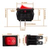 8 Amps 4 Pin On/Off Rocker Switch for Shop Vac