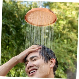 Operitacx 1 Piece Copper Shower Nozzle Shower Sprinkler for Bathroom Vintage Design with Robust Copper Construction for Stylish