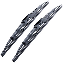 Recambo 2 x Classic Windscreen Wipers Compatible with Ford Fiesta Year 2001-2008 | Fusion Year of Manufacture 2002-2012 (Set of 2: 550 mm / 400 mm)