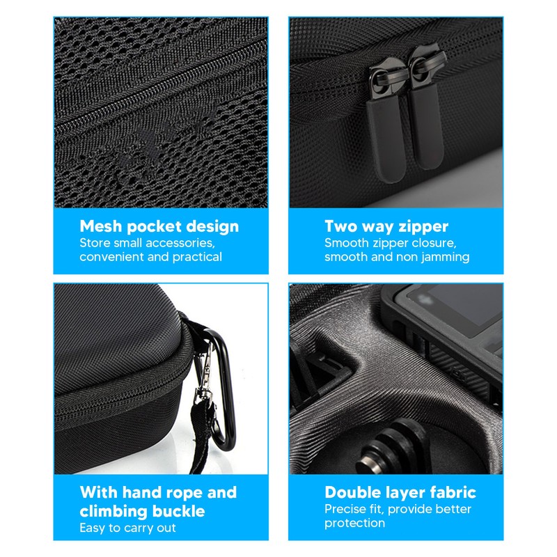 Portable Action Camera Protective Storage Bag Hard Shell Carrying Case