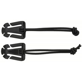 MFH Molle Pack of 2 Clip with Rubber Strap Buckle Backpack Clips Assorted Colours, green