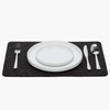 Graf Lantz - Merino Wool Rectangle Placemat - Charcoal (12"