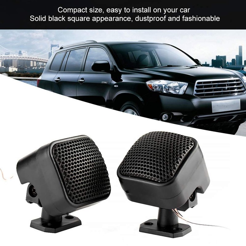 Audio Gorgeri Car Speaker, Pack of 2, Small Square Speaker,