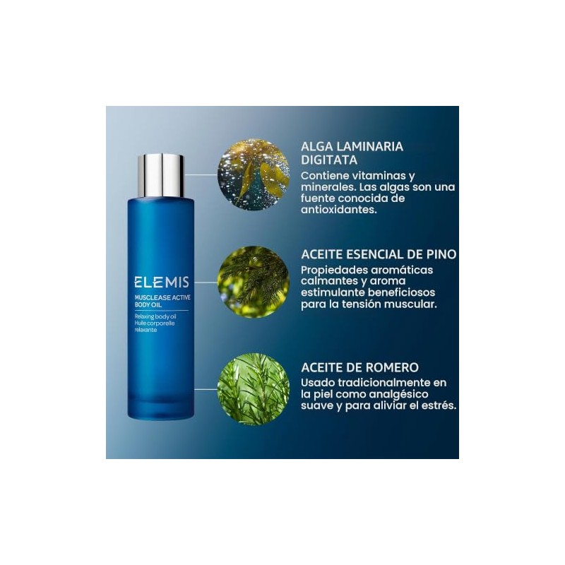 ELEMIS Musclease Active Body Oil - Relaxing Body Oil, 3.3
