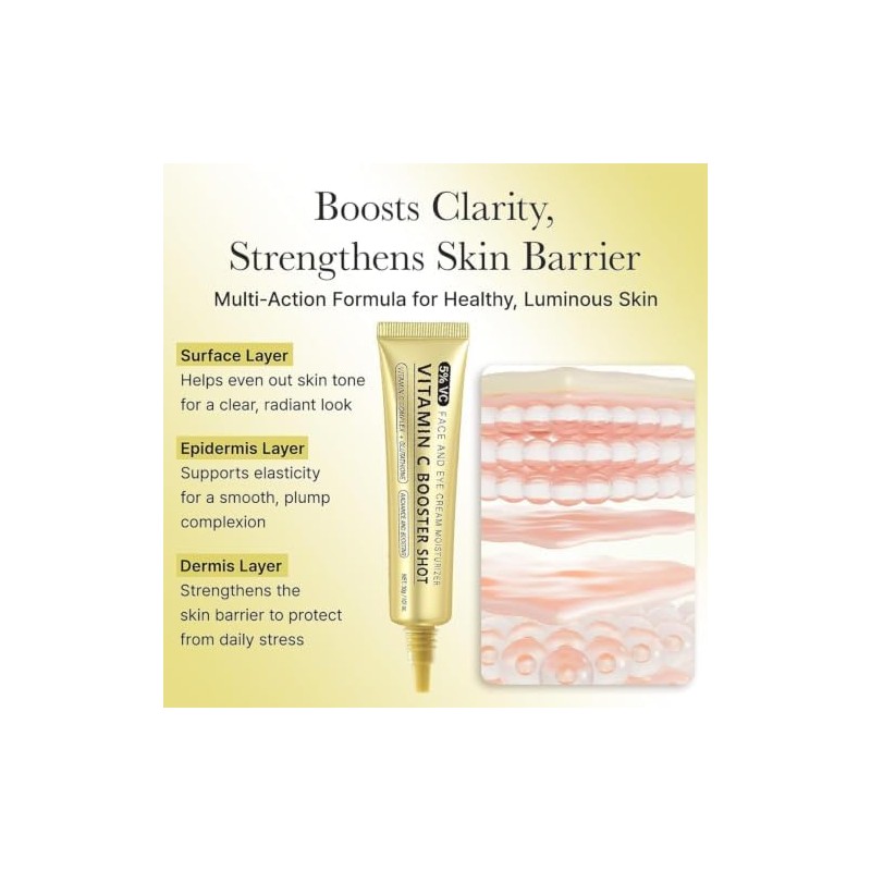 2026 New Vitamin C Booster Shot Serum, 2/3/4Pcs Vitamin C