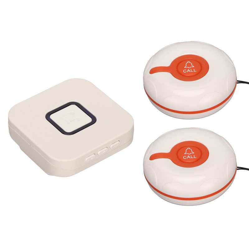 Elderly Monitoring Call Button 4 Gear Volume Adjustment Wireless ABS