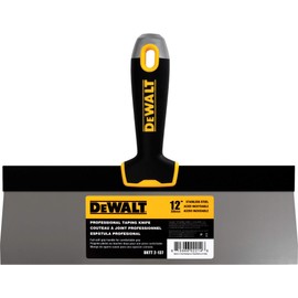DEWALT 12" Taping Knife | Stainless Steel w/Soft Grip Handle | DXTT-2-137