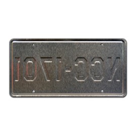 Celebrity Machines | USS Enterprise | NCC-1701 | Vanity Plate, Stamped Aluminum, Metal Decorative Tag, Corrosion Resistant, Quality Novelty Sign, Wall Decoration, Wall Hanging