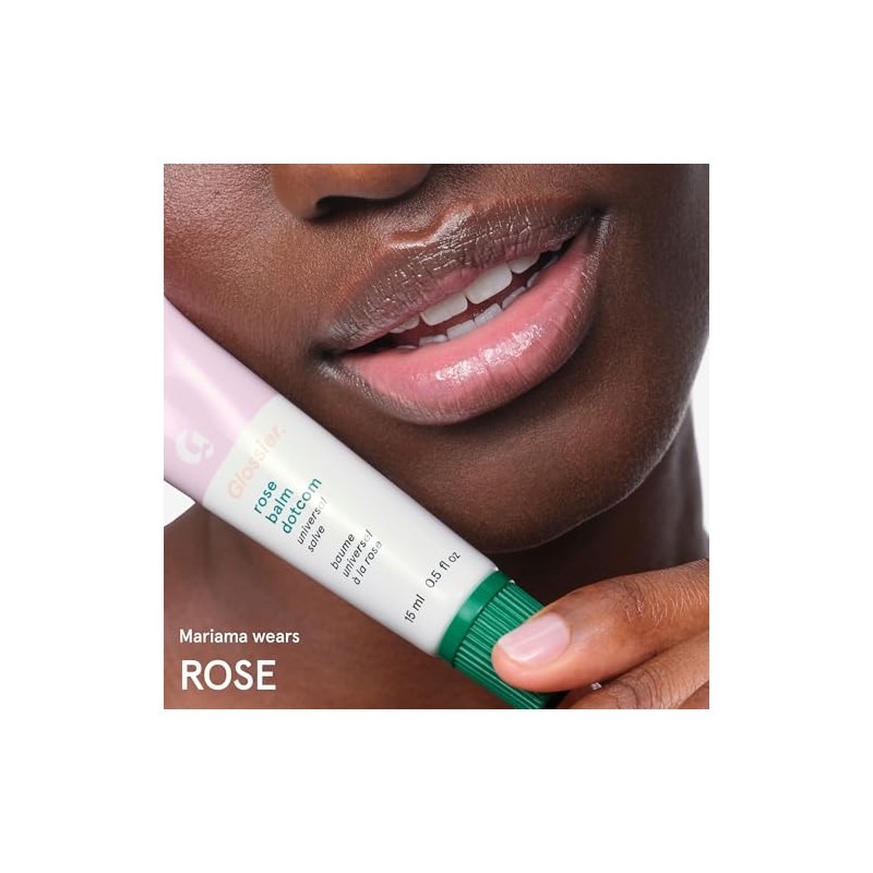 Glossier Balm Dotcom - Bálsamo labial Rose - Hidratación Instantánea