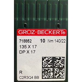 Needle It Up with Groz-Beckert Needles for Consew 146RB Sewing Machine (Metric 140/22) (20PK)