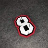 Creative Arabic Numbers Motorcycle Racing Sticker DIY Decorate Car Styling