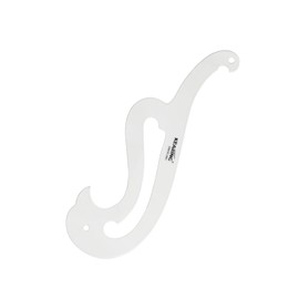 KEARING French Curve Ruler Template, Geometric Drawing Ruler, Flexible Plastic Drafting Measuring Tool, Drawing Template for Sewing, Quilting, Crafting Projects