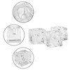 Kitcom Crystal Tea Light Candle Holders Pack of 4 for