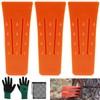 3Pcs Felling Wedges Reusable Plastic Chainsaw Wedges Wear Resistant Tree