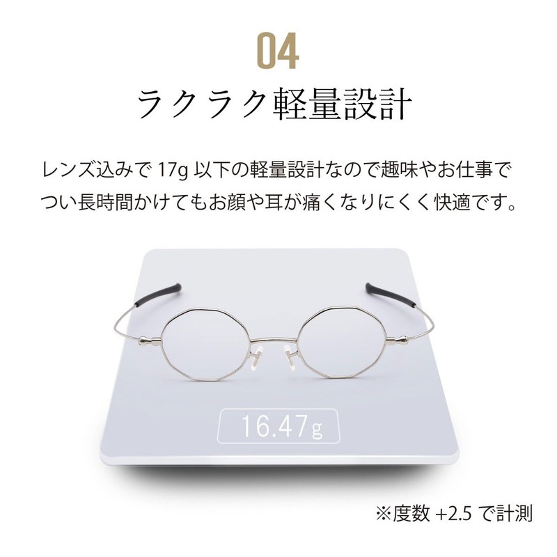 [SHIORI] 栞 老眼鏡 レディース メンズ おしゃれ 薄型 軽量 リーディンググラス 鯖江企画