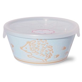 Minorutouki Small Bowl Hedgehog Light Blue Diameter 5.4 inches (13.7 cm) Lightweight Pack Small Bowl