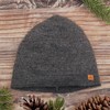 NOVICA Alpaca Blend Knit hat, 'Slate Minds' Grey