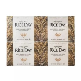 Lion [에스에스_62]라이온 세안비누 라이스데이 클렌징비누 4입 Lion Sensitive Skin Rice Day Cleansing Soap 4ea
