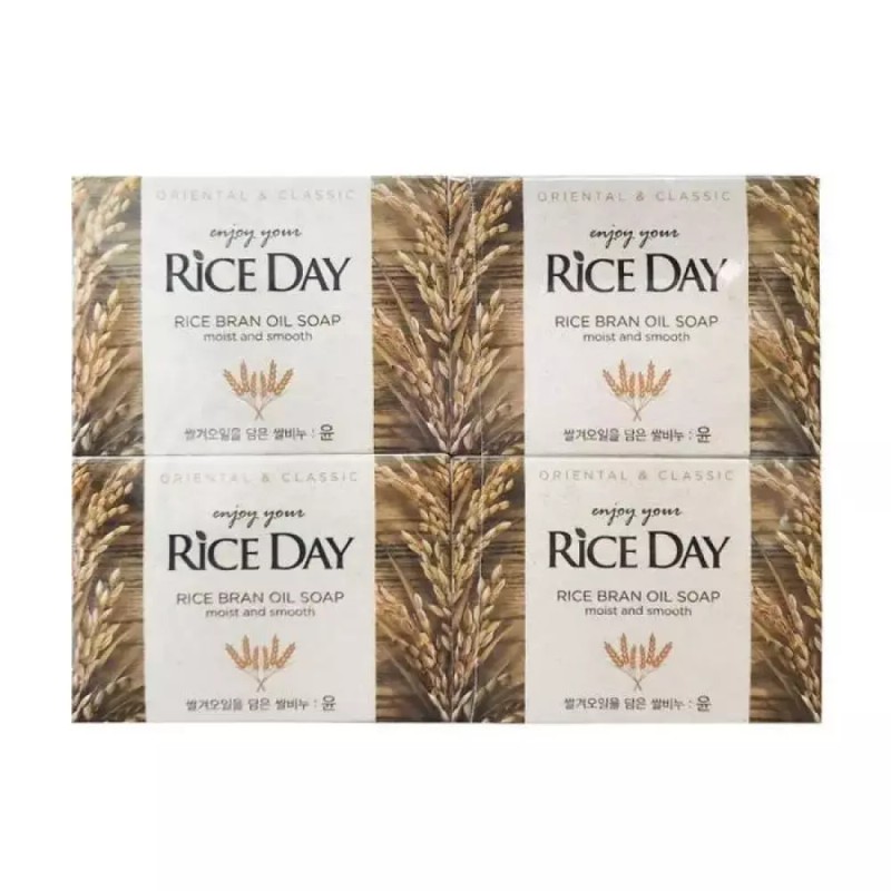 Lion [에스에스_62]라이온 세안비누 라이스데이 클렌징비누 4입 Lion Sensitive Skin Rice