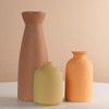 Distressed Ceramic Vase Set of 3, Modern Bohemian Farmhouse Home