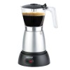 Brentwood 6-Cup Electric Moka Pot Espresso Machine (Silver)