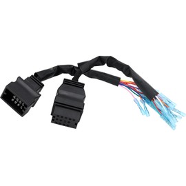 Yerbay 13 Pin Snow Plow Wiring Harness Repair Kit Replacement for MSC04753 Truck Side MSC04754 Plow Side for Boss Snowplow Blade Connector(2 Pack)