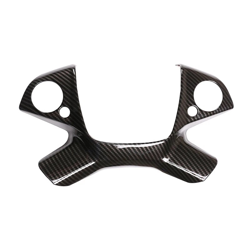 encar88_8 Carbon Fiber ABS Steering Wheel Panel Cover Trim For
