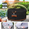 [Upgraded 1000D Heavy Duty Fabric] 32” Fire Pit Cover Round