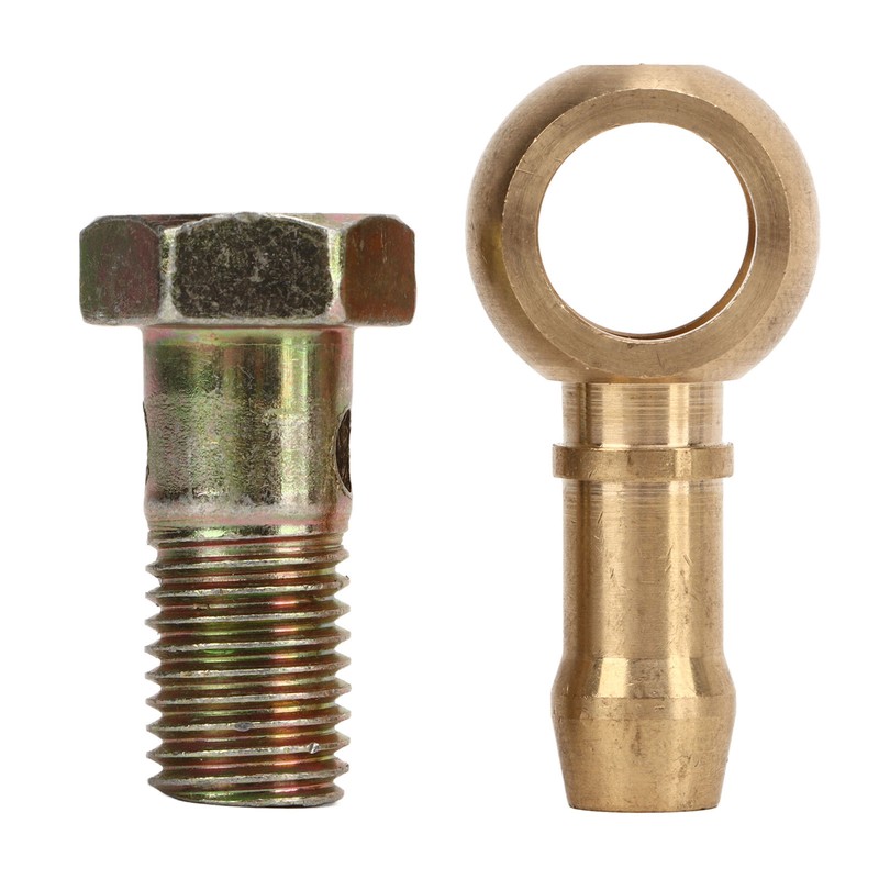 2 Set M12x1.25mm to 3/8in Turbo Water Banjo Bolt Good