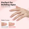 Modelones Builder Nail Gel, Pink Builder Gel for Nails, Hard